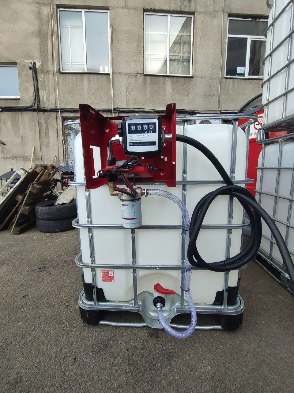 Міні заправка АЗС на базі Єврокубу ДЛЯ ДП 12V 40 Л/ХВ (1213)